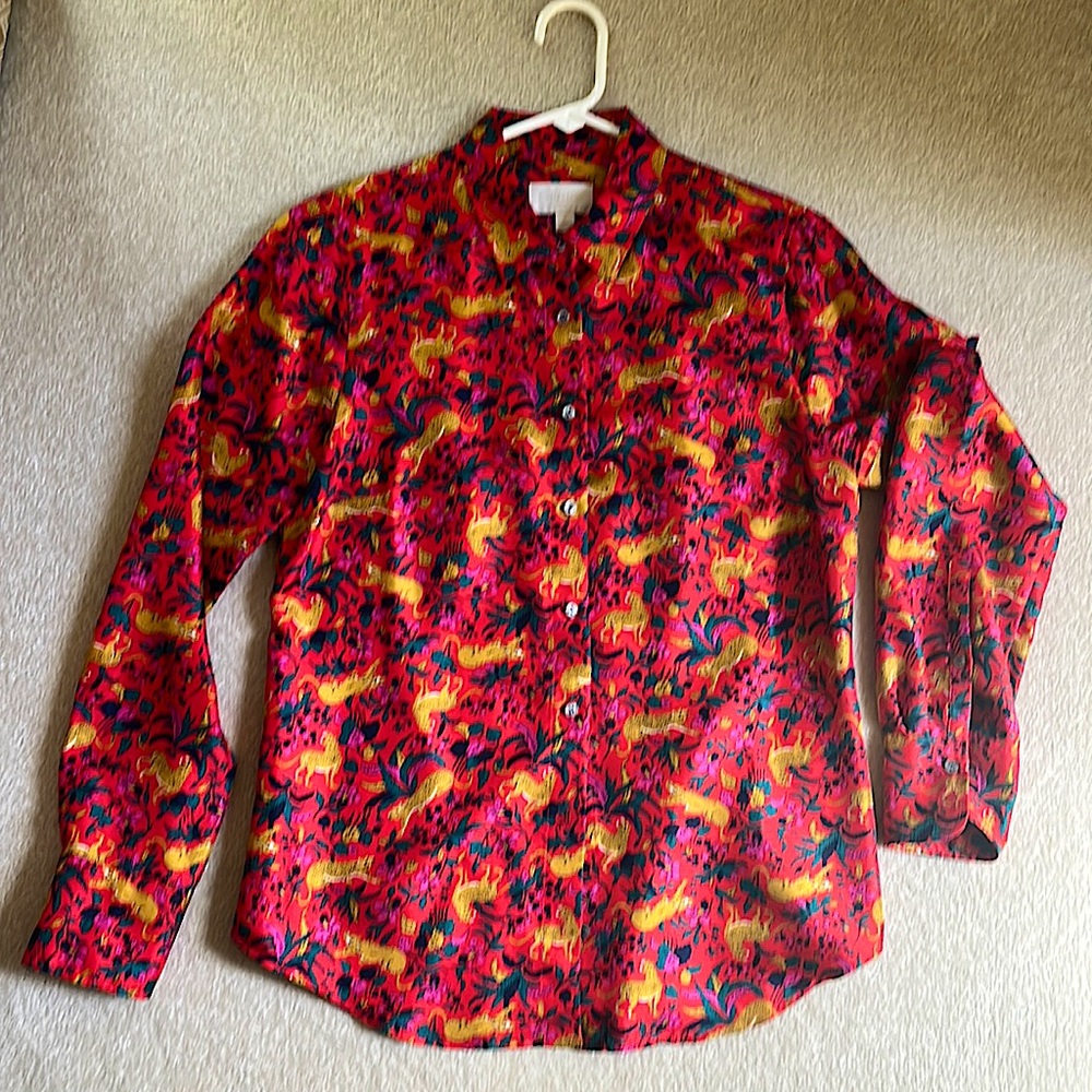 J Crew Silk blouse - size 6